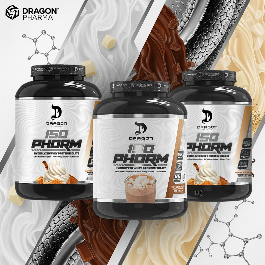 DRAGON PHARMA PROTEÍNA ISOPHORM 5 LBS (74 servicios)