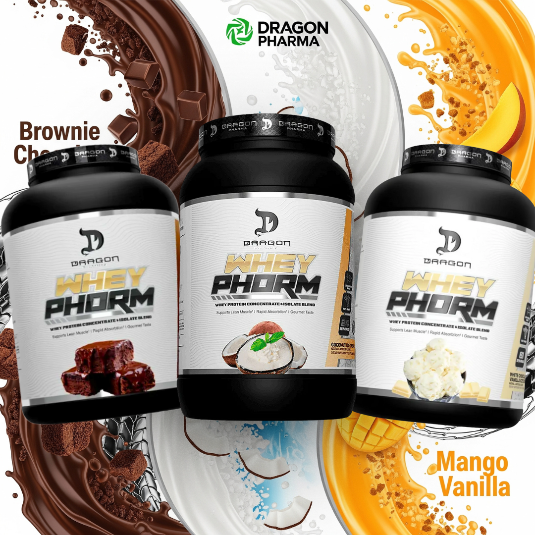 DRAGON PHARMA PROTEÍNA WHEY PHORM 5 LBS (60 servicios)
