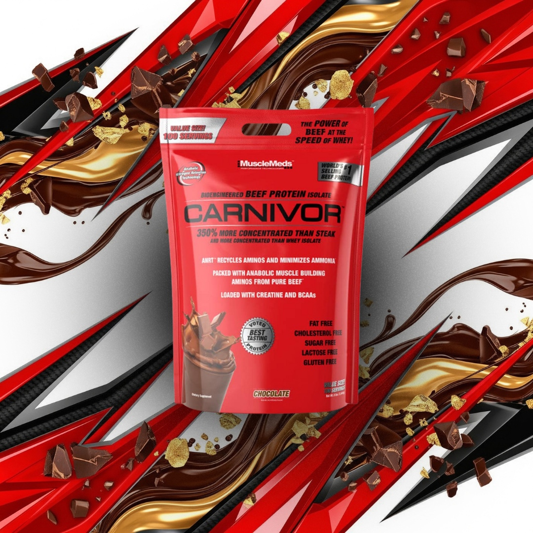 MUSCLEMEDS PROTEÍNA CARNIVOR 8 LBS (100 servicios)