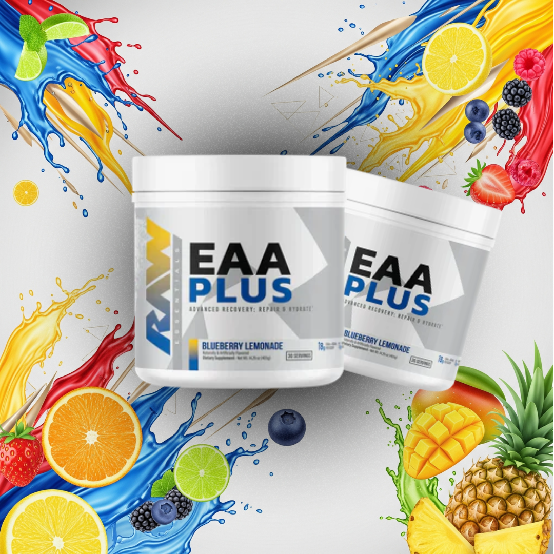 RAW NUTRITION AMINOACIDOS ESENCIALES EAA PLUS (25 servicios) LIMONADA Y MORA