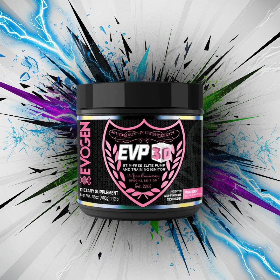 EVOGEN PRE ENTRENO EVP 3D PINK ROSÉ 510 GR (40 servicios) ROSAS