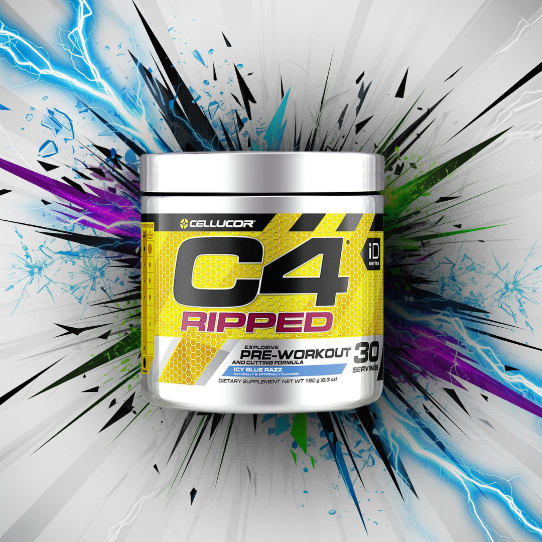 CELLUCOR PRE ENTRENO C4 RIPPED 180 GR (30 servicios) MORA AZUL