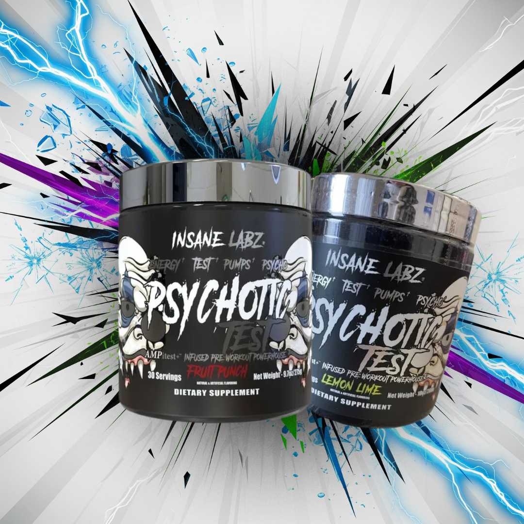 INSANE LABZ	PRE ENTRENO	PSYCHOTIC TEST 275 GR (30 servicios)