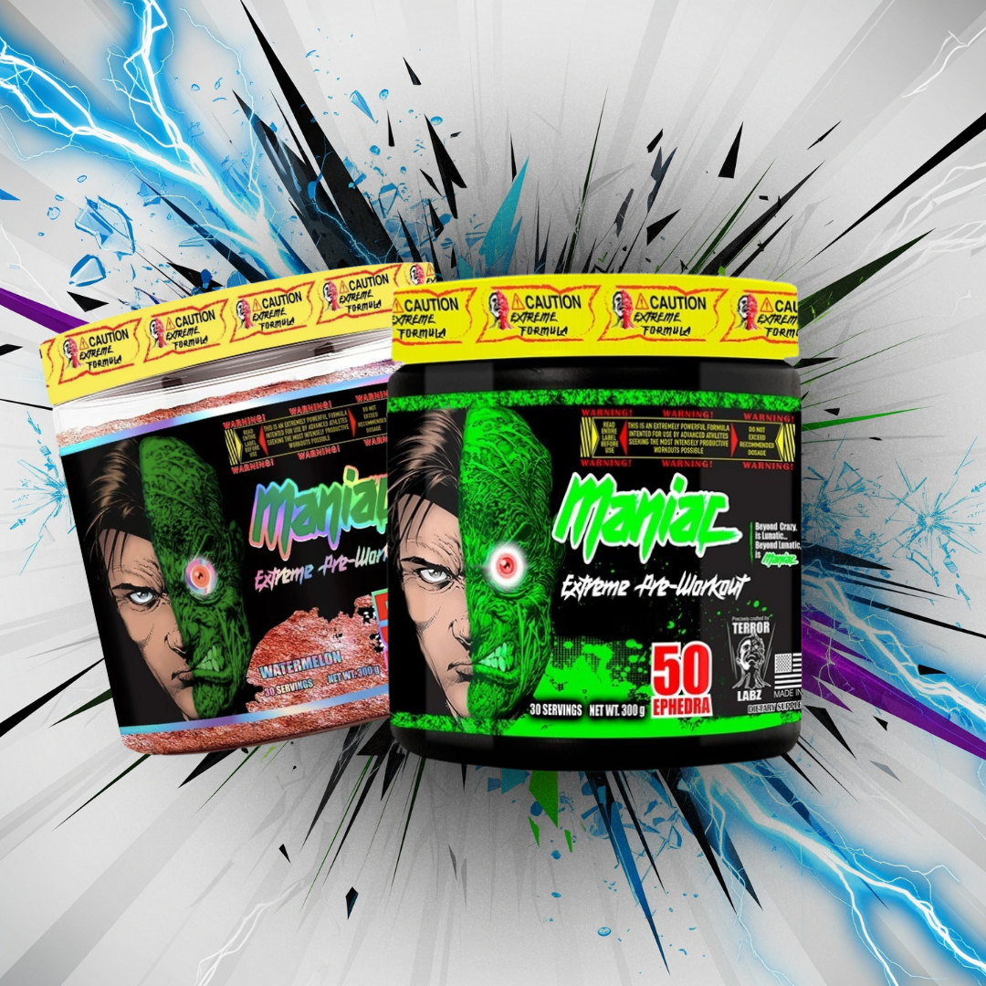 TERROR LABZ	PRE ENTRENO	MANIAC 300 GR (30 servicios)