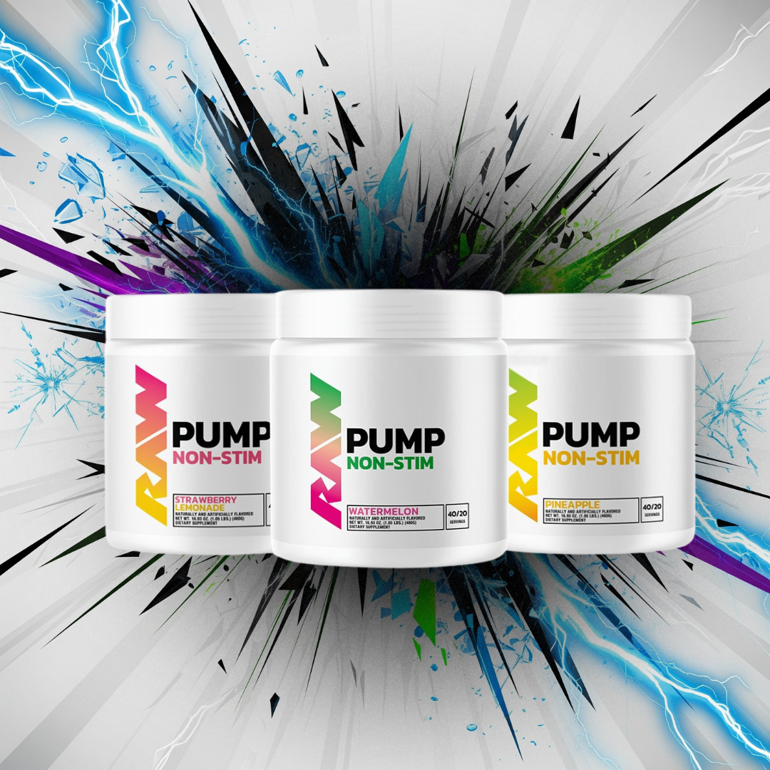 RAW NUTRITION	PRE ENTRENO	PUMP NON-STIM 40/20 SERVICIOS