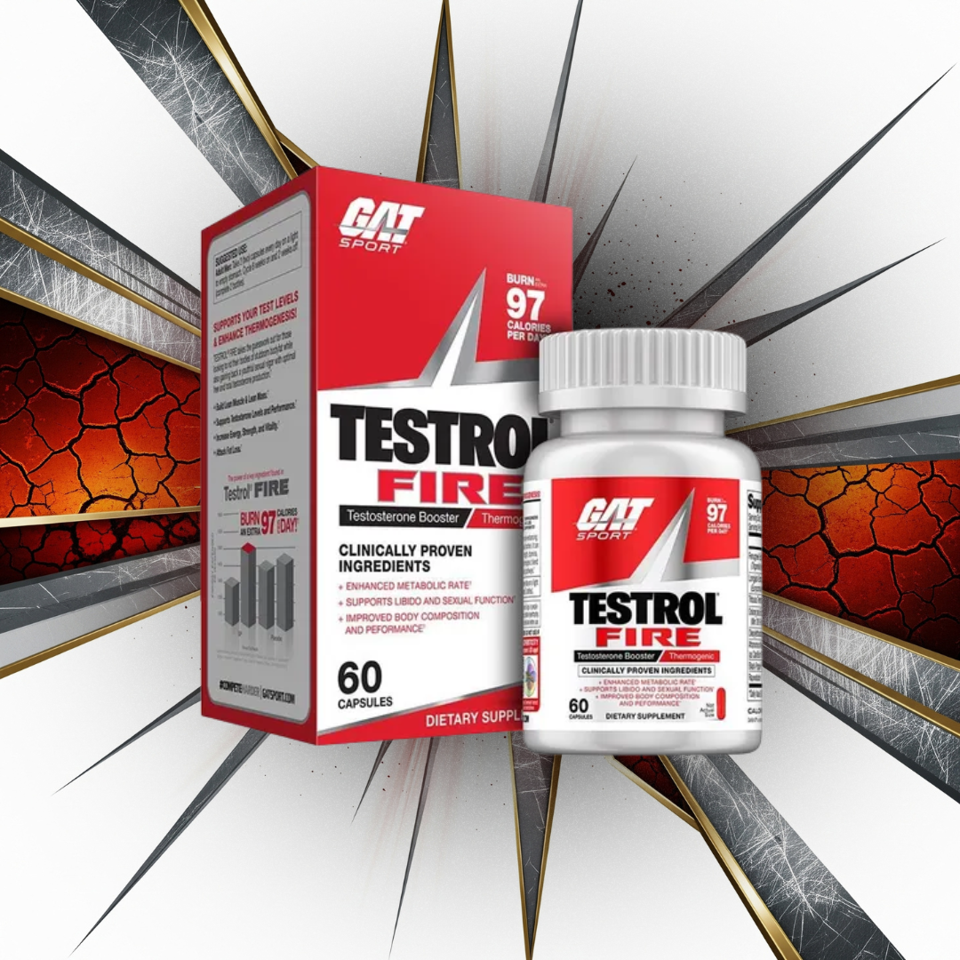 GAT Sport	TESTOSTERONA	Testrol Fire (60 cápsulas)